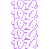 Anniversaire 1974