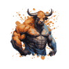 Bull Bull Muscles Fighter Beast