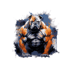 Bulldog Chien Muscles Combattant