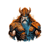 Viking Odin Muscles Combattant