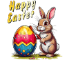EASTER BUNNY Happy Easter