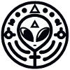Geometric Alien logo