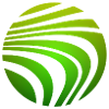 Psychedelic Pattern Green Gradient