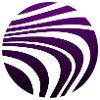 Psychedelic Pattern Violet Gradient