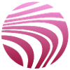Psychedelic Pattern Pink Gradient