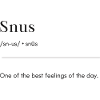 Snus erklärung