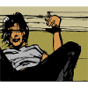 Mousepad-Edition-Man with cigarette
