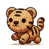 Wooden Tiger