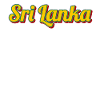 Sri Lanka retro skrift i farver