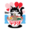 Cat Ramen Kawaii Japanese-Inspired Art