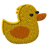 Entchen bestickt