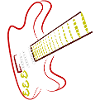 Guitare électrique Neon Design