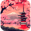 Asie Cherry Blossom Temple Vacances