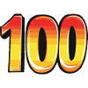 100 Zahl Bunt