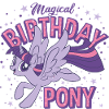 My Little Pony Geburtstagsdesign Magical Birthday