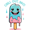 Dessin animé popsicle drôle