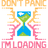 Don't Panic – Pixel Loading Hourglass