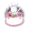 Funny Skeleton Cake