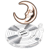 Vinyl Music with Moon