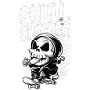 Skull Cracker Skateboard