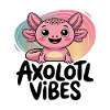 Axolotl Vibes – Cute Salamander Cartoon