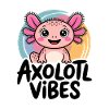 Axolotl Vibes – Cute Salamander Cartoon