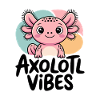 Axolotl Vibes – Cute Salamander Cartoon