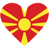 North Macedonia Heart