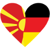 North Macedonia Germany Heart