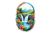 Waterfall Floral Vista