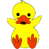 Croaking Yellow Duckling