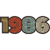 1986 Retro Jahrgang
