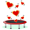 HEART JUMPING TRAMPOLINE