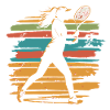 Tennis Kvinder Vintage Tennisspiller Mors Dag