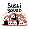 Sushi Squad – Kawaii Nigiri Team