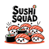 Sushi Squad – Kawaii Nigiri Team