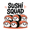 Sushi Squad – Kawaii Nigiri Team