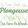 Plongeuse aventurier passionnée de Randonnée