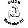 Faith - White Text