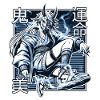 Blauer Kunoichi-Dämon