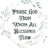 Praise God- Green Text