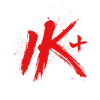 Red IK+ logo
