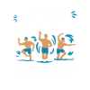 Water aerobics squad: your team for fun in the