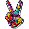 Peace Graffiti Hand Sign Sprayer