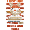 Fuchs mit Sonnenbrille und Bücher