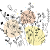Delicate Botanical Line Art Design
