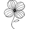 Line Flower