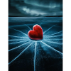 Heart on broken