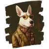 Bull Terrier Fighting Dog