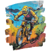 Mountain bikers Downhill Mountains Cycling